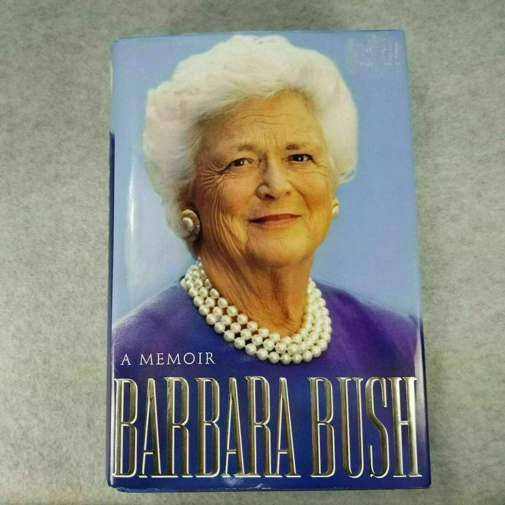 Barbara Bush A Memoir Hardcover Book President Texan First Lady‎ 1994 READ